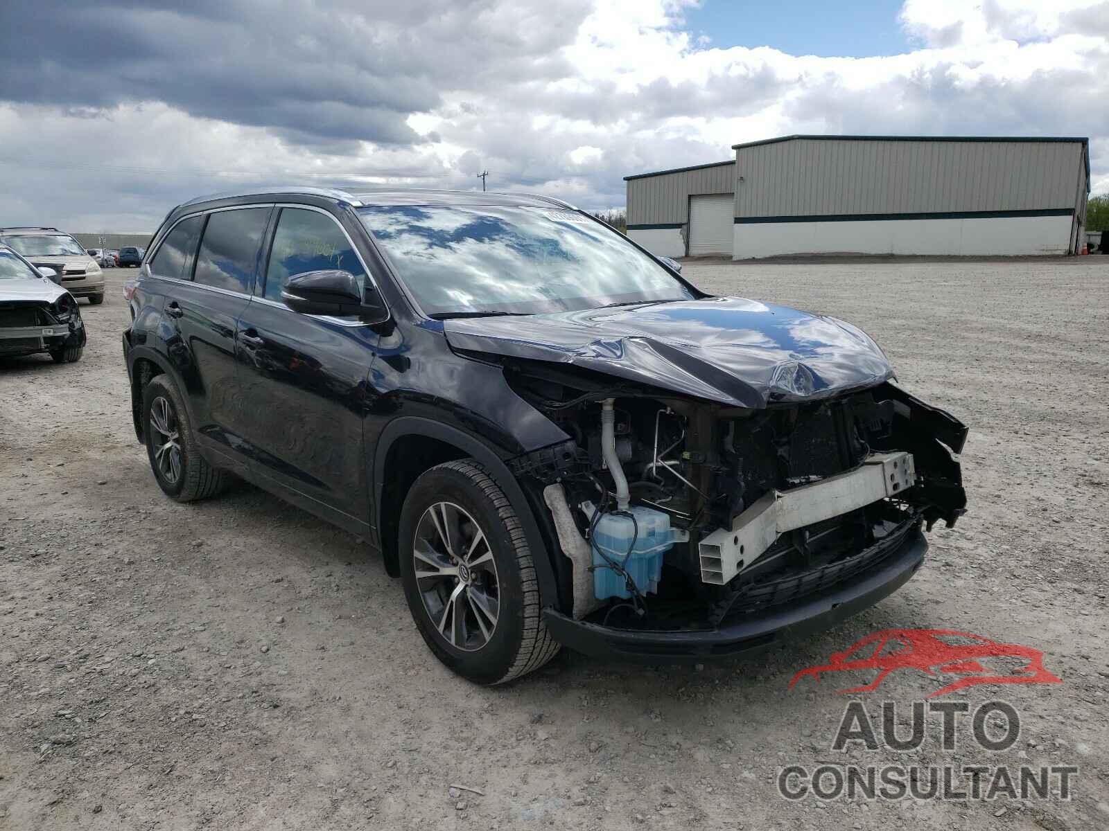 TOYOTA HIGHLANDER 2016 - 5TDJKRFH9GS295414