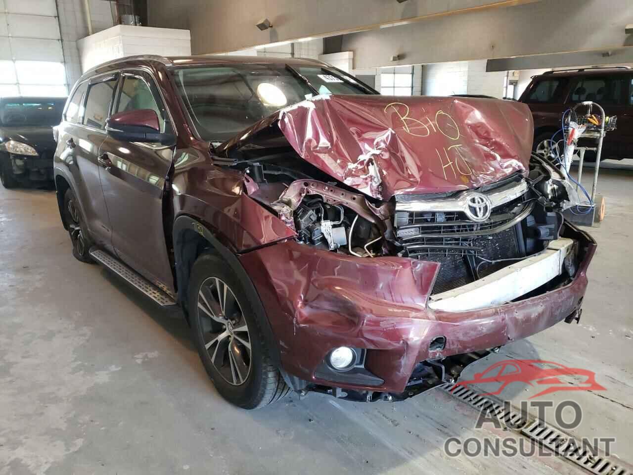 TOYOTA HIGHLANDER 2016 - 5TDJKRFH3GS317066