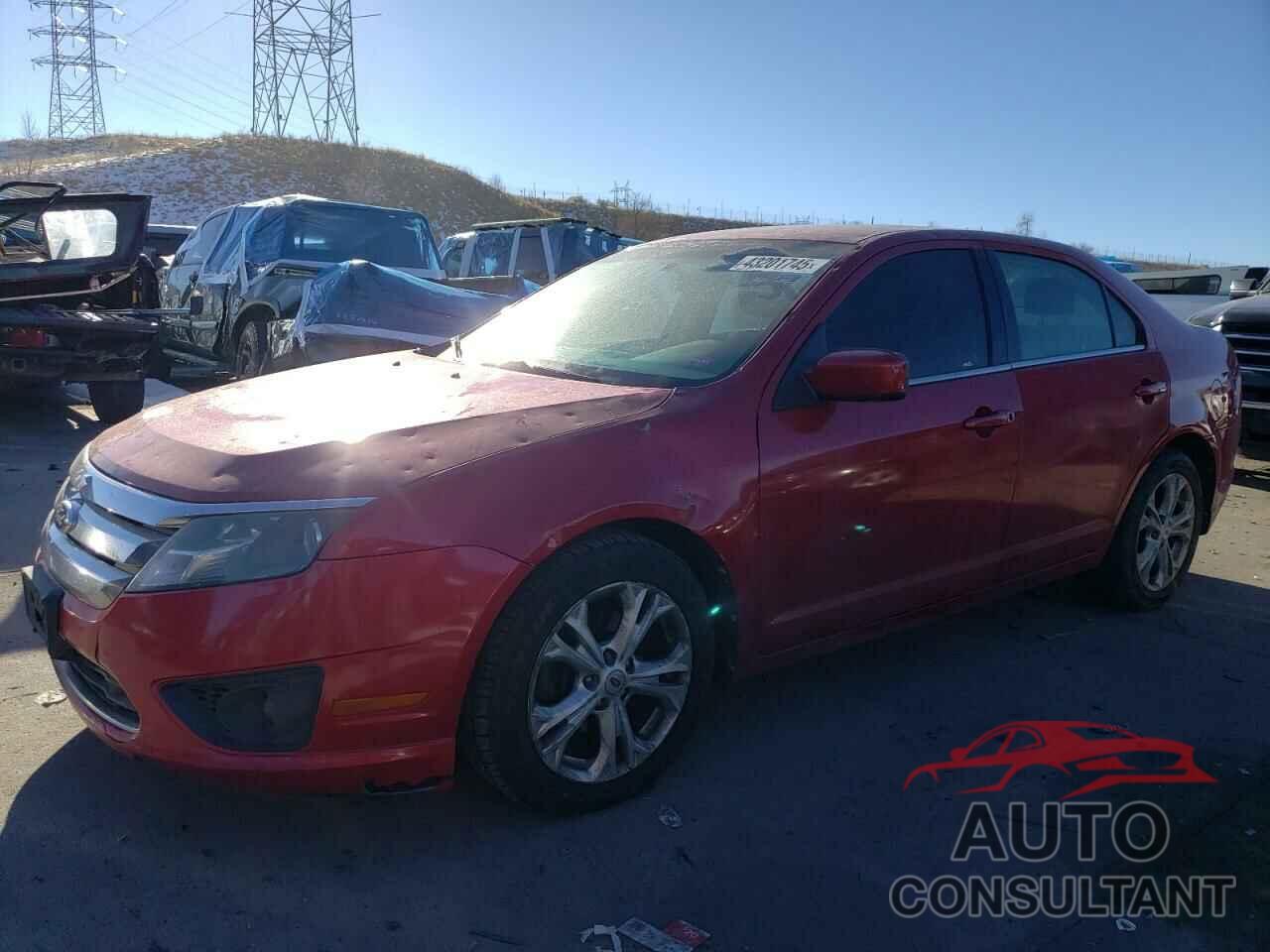 FORD FUSION 2012 - 3FAHP0HA3CR382806