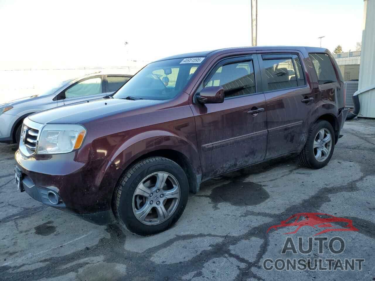 HONDA PILOT 2012 - 5FNYF4H68CB051172
