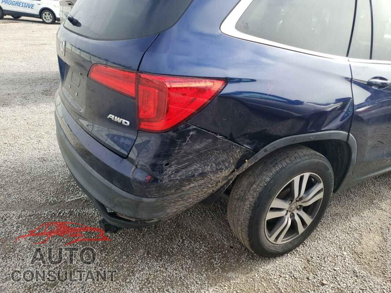 HONDA PILOT 2017 - 5FNYF6H80HB049663