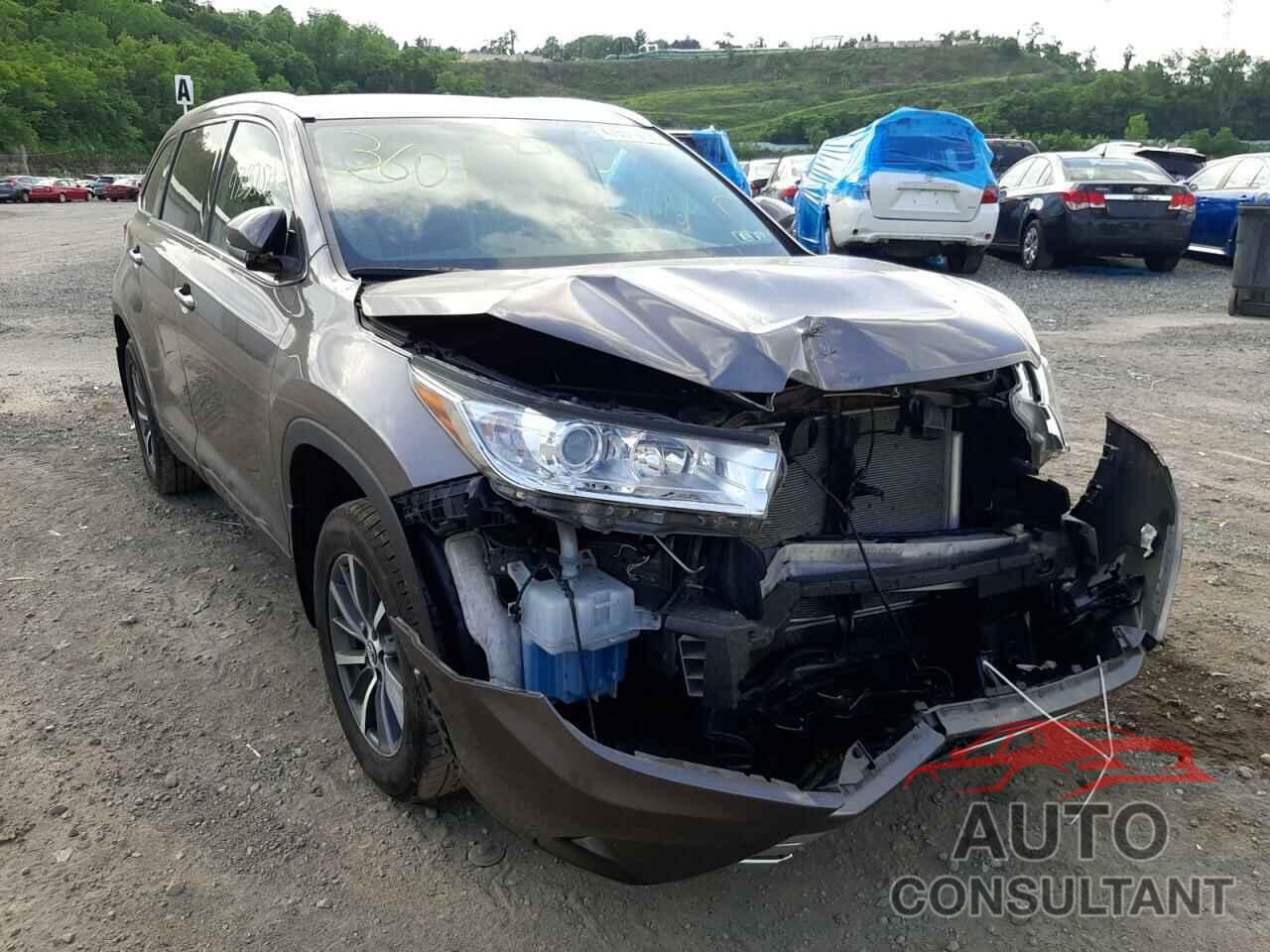 TOYOTA HIGHLANDER 2019 - 5TDJZRFH8KS565799