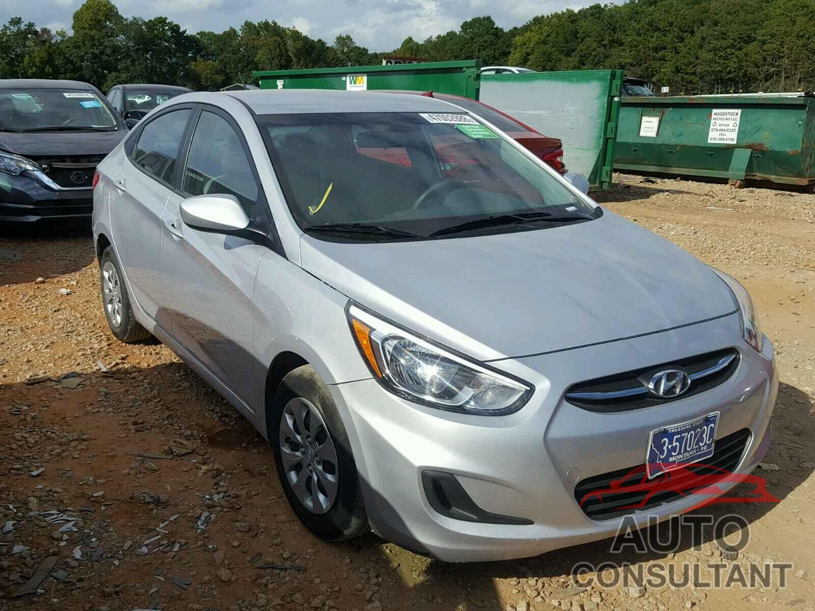 HYUNDAI ACCENT 2017 - KMHCT4AEXHU316737