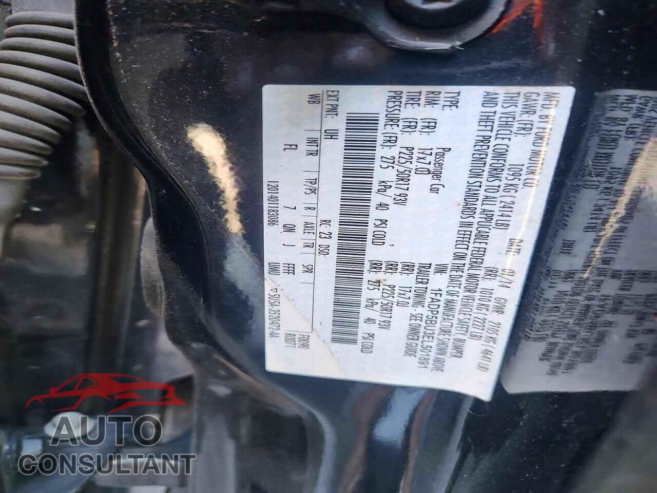 FORD CMAX 2014 - 1FADP5BU3EL501891