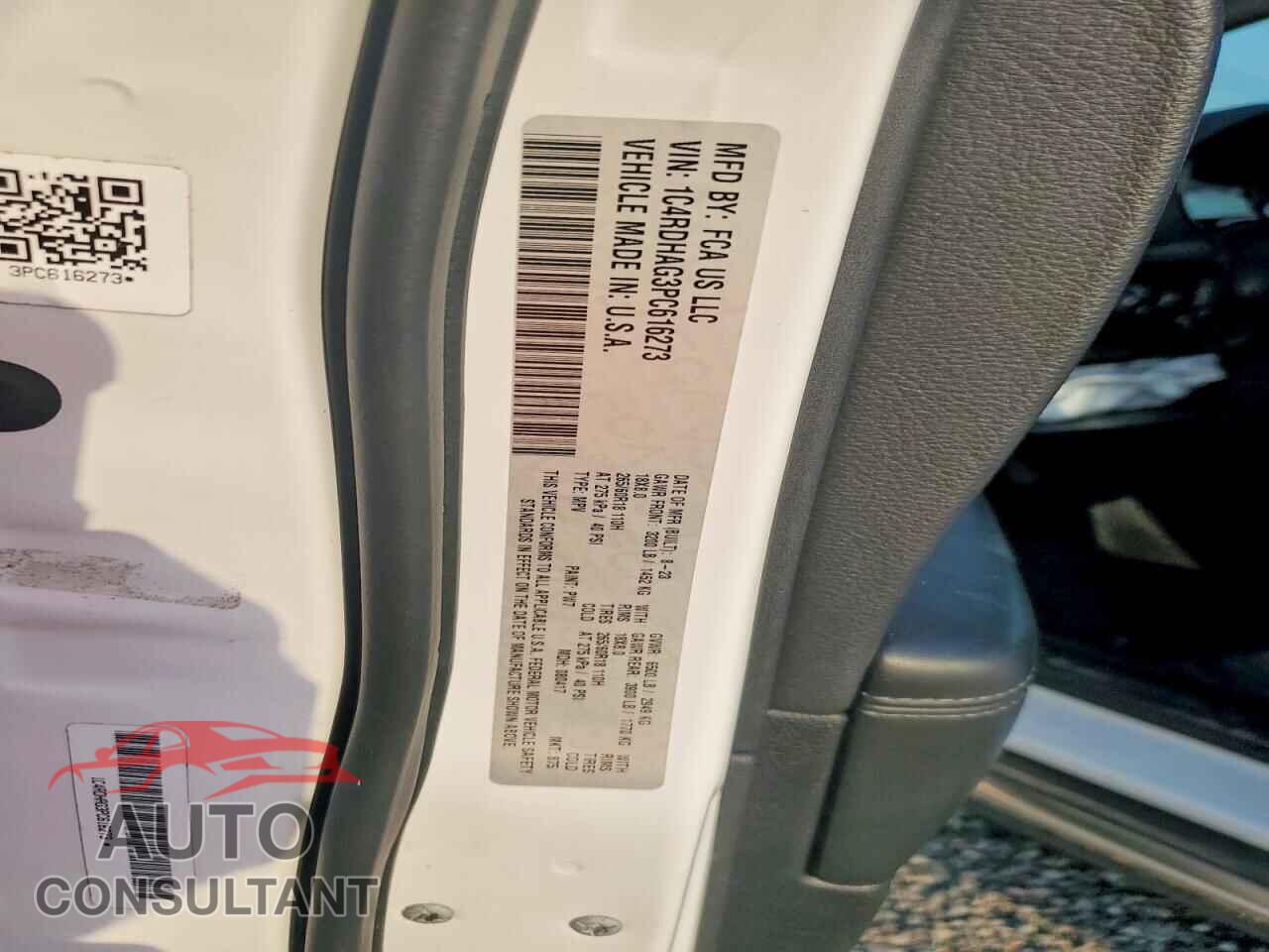 DODGE DURANGO 2023 - 1C4RDHAG3PC616273