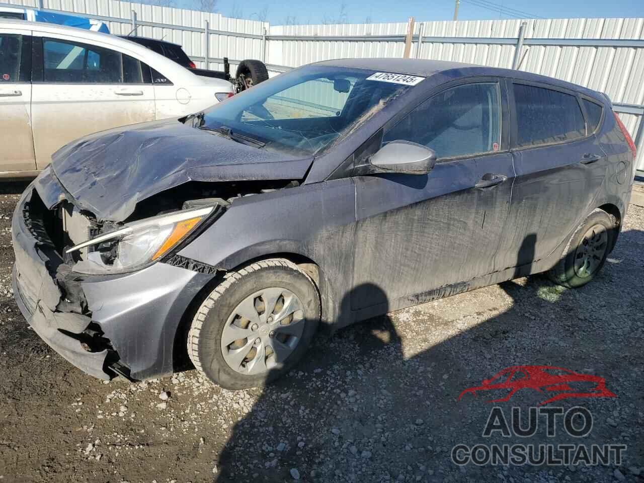 HYUNDAI ACCENT 2016 - KMHCT5AE3GU302554