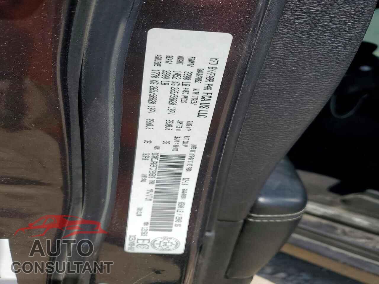 DODGE DURANGO 2015 - 1C4RDJAG6FC729589