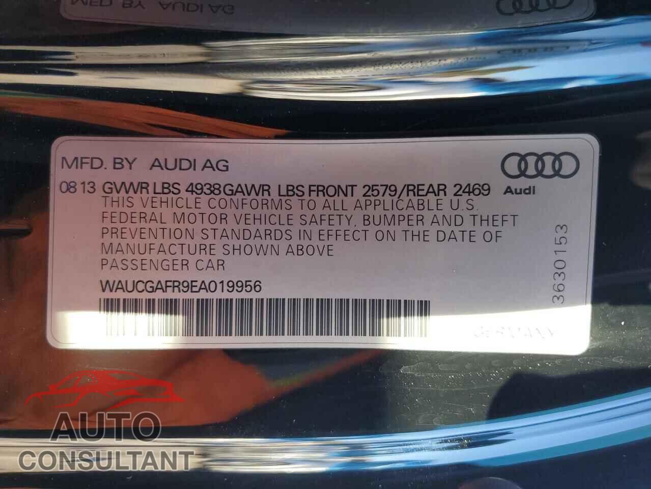 AUDI S5/RS5 2014 - WAUCGAFR9EA019956
