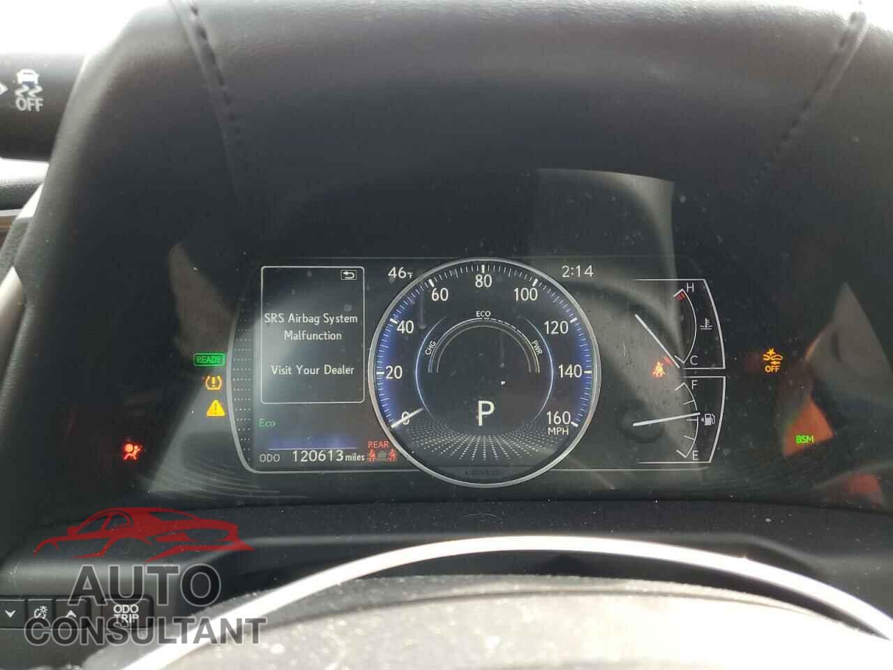 LEXUS ES300 2019 - JTHB21B14K2012110