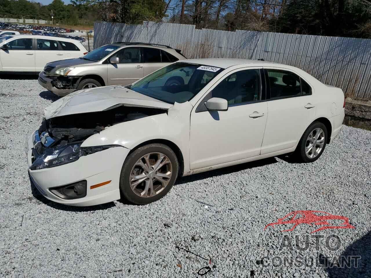 FORD FUSION 2012 - 3FAHP0HA3CR239760