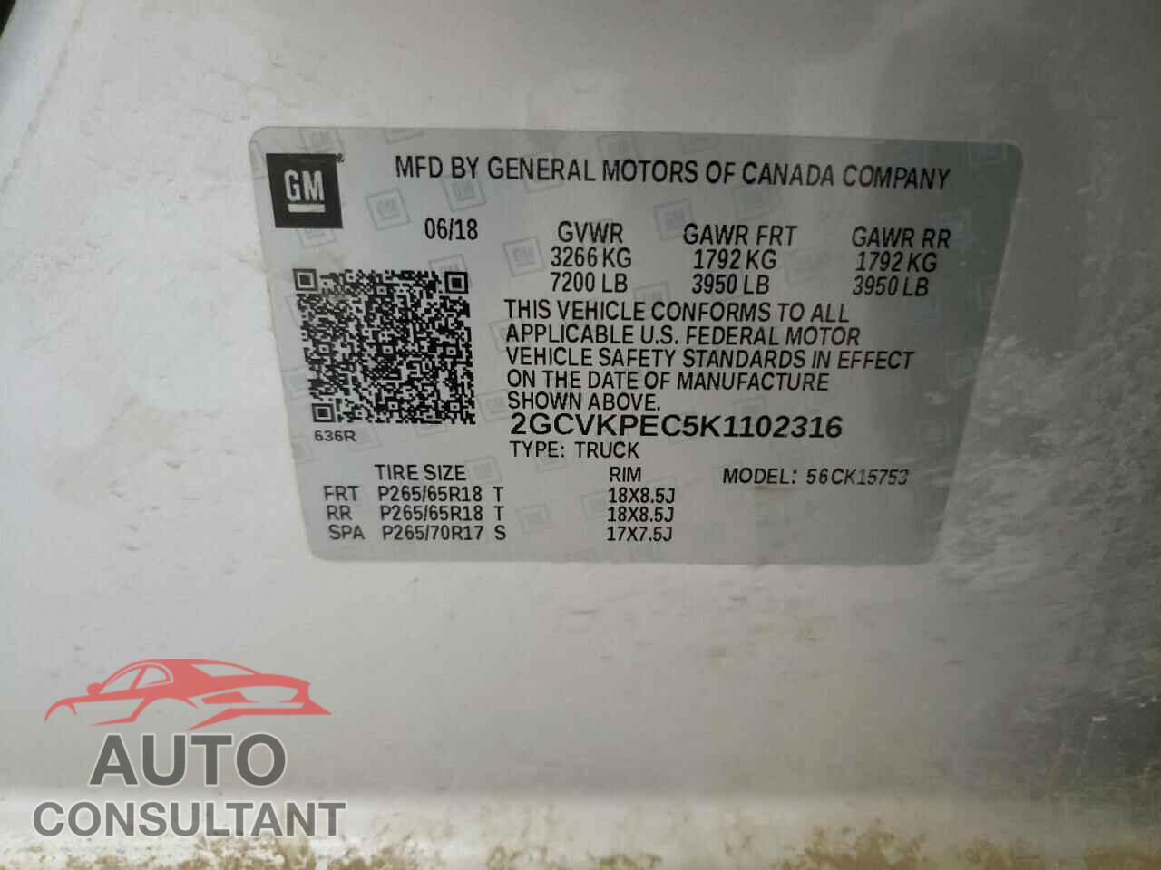 CHEVROLET SILVERADO 2019 - 2GCVKPEC5K1102316