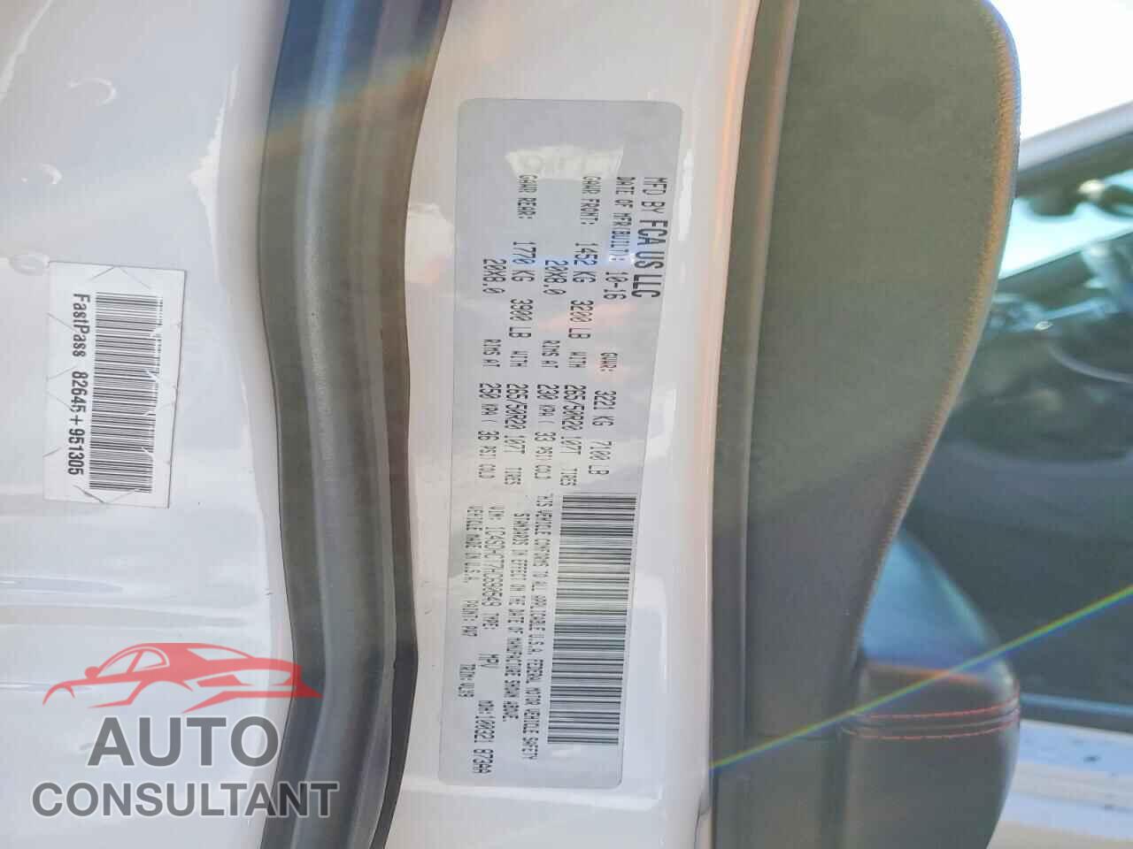 DODGE DURANGO 2017 - 1C4SDHCT7HC690549