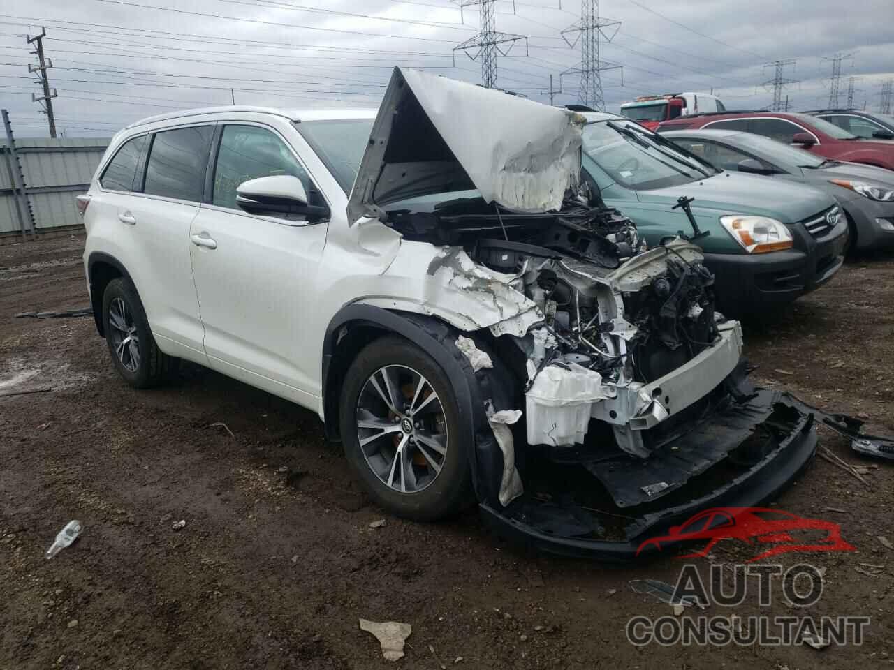 TOYOTA HIGHLANDER 2016 - 5TDJKRFH2GS350222