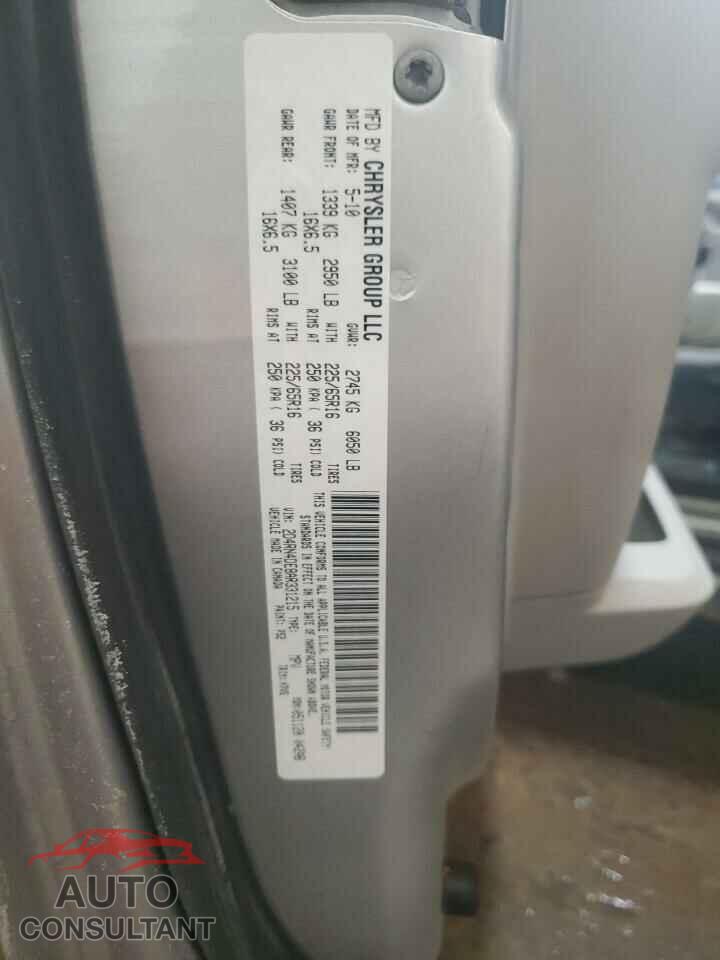 DODGE CARAVAN 2010 - 2D4RN4DE8AR331215