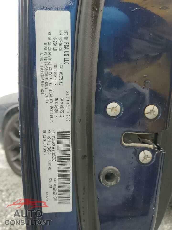 DODGE CHALLENGER 2016 - 2C3CDZAG0GH315358
