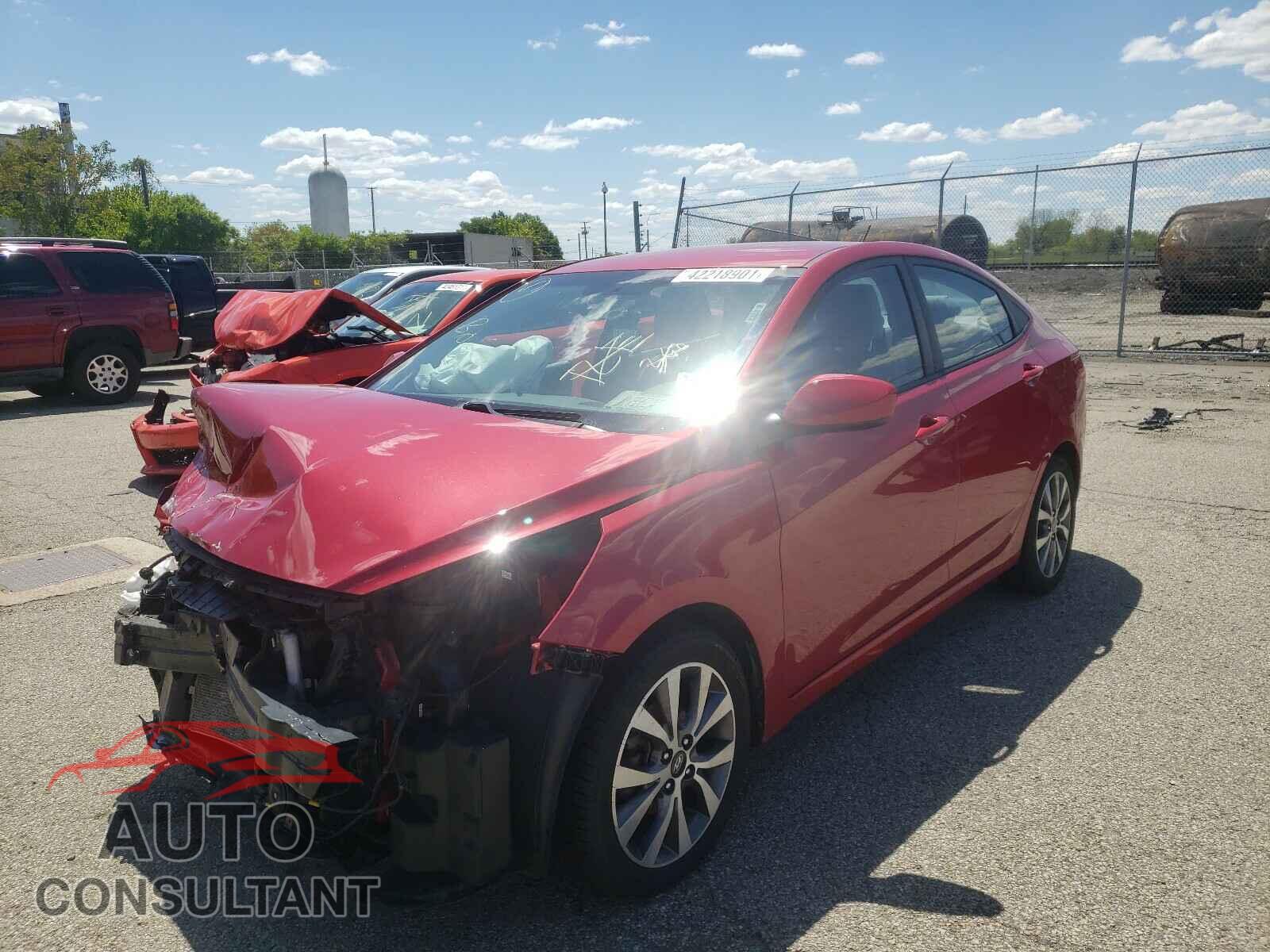 HYUNDAI ACCENT 2017 - KMHCT4AE5HU334322