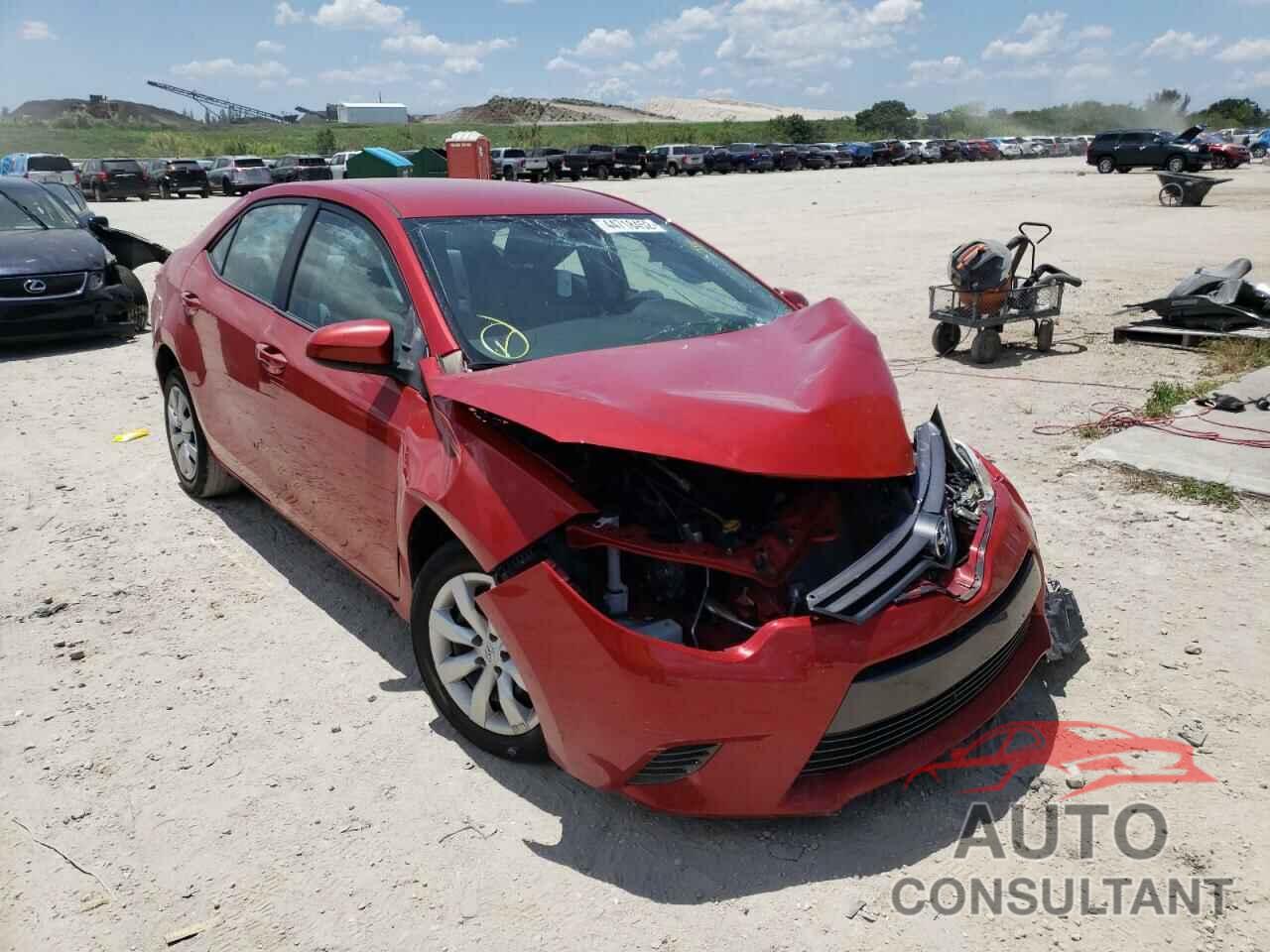 TOYOTA COROLLA 2016 - 2T1BURHE3GC682244