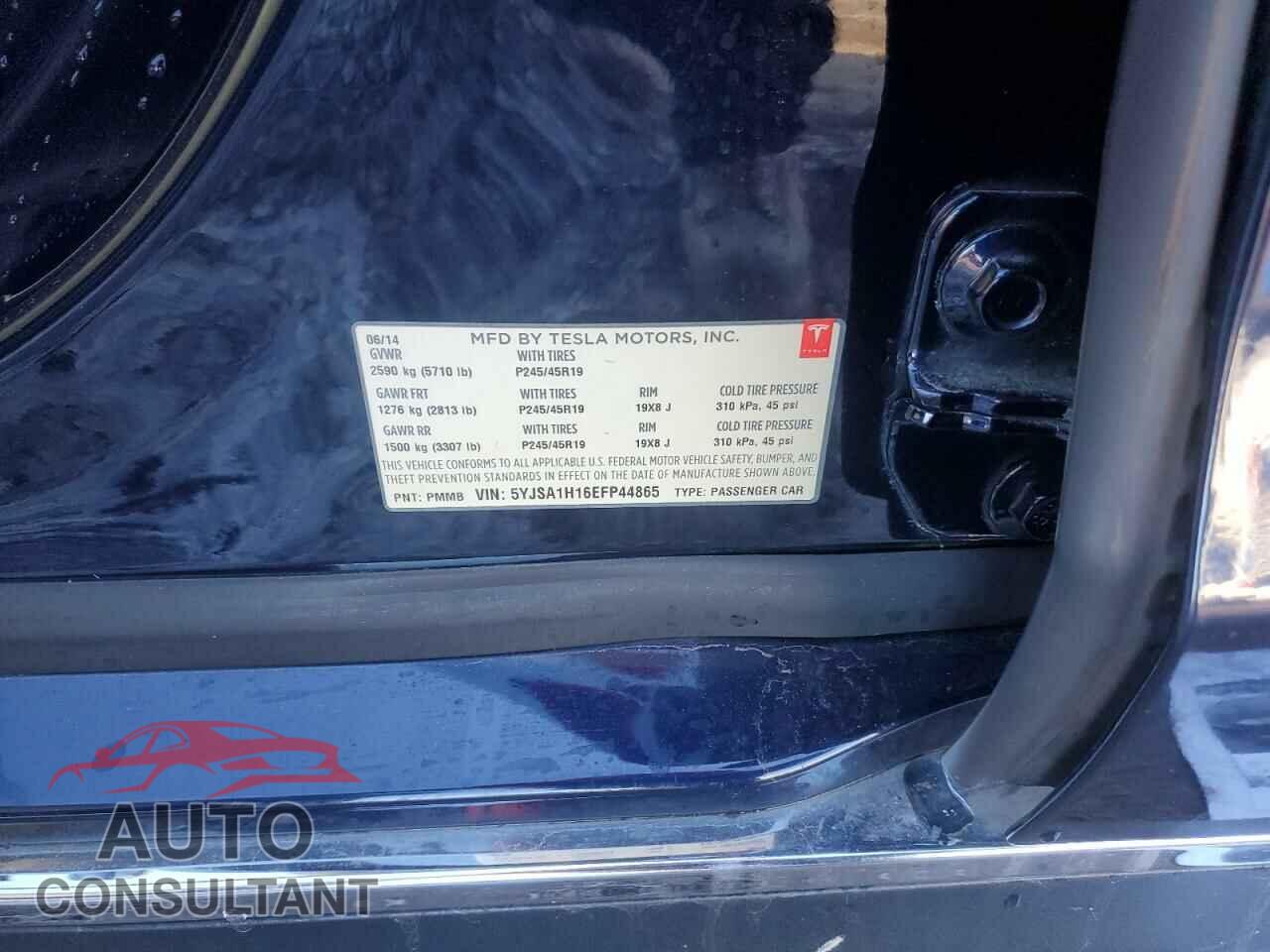 TESLA MODEL S 2014 - 5YJSA1H16EFP44865