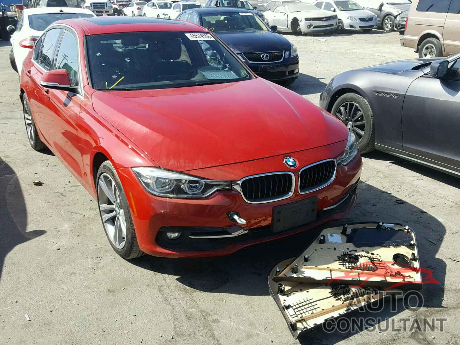 BMW 3 SERIES 2017 - WBA8B9G56HNU09506