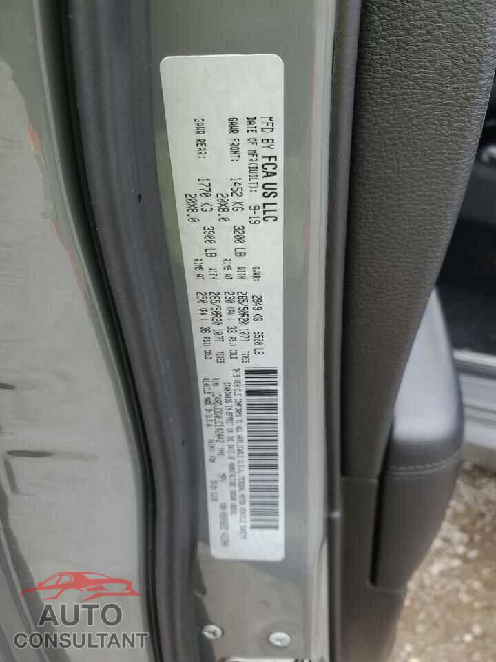 DODGE DURANGO 2020 - 1C4RDJDG0LC142442