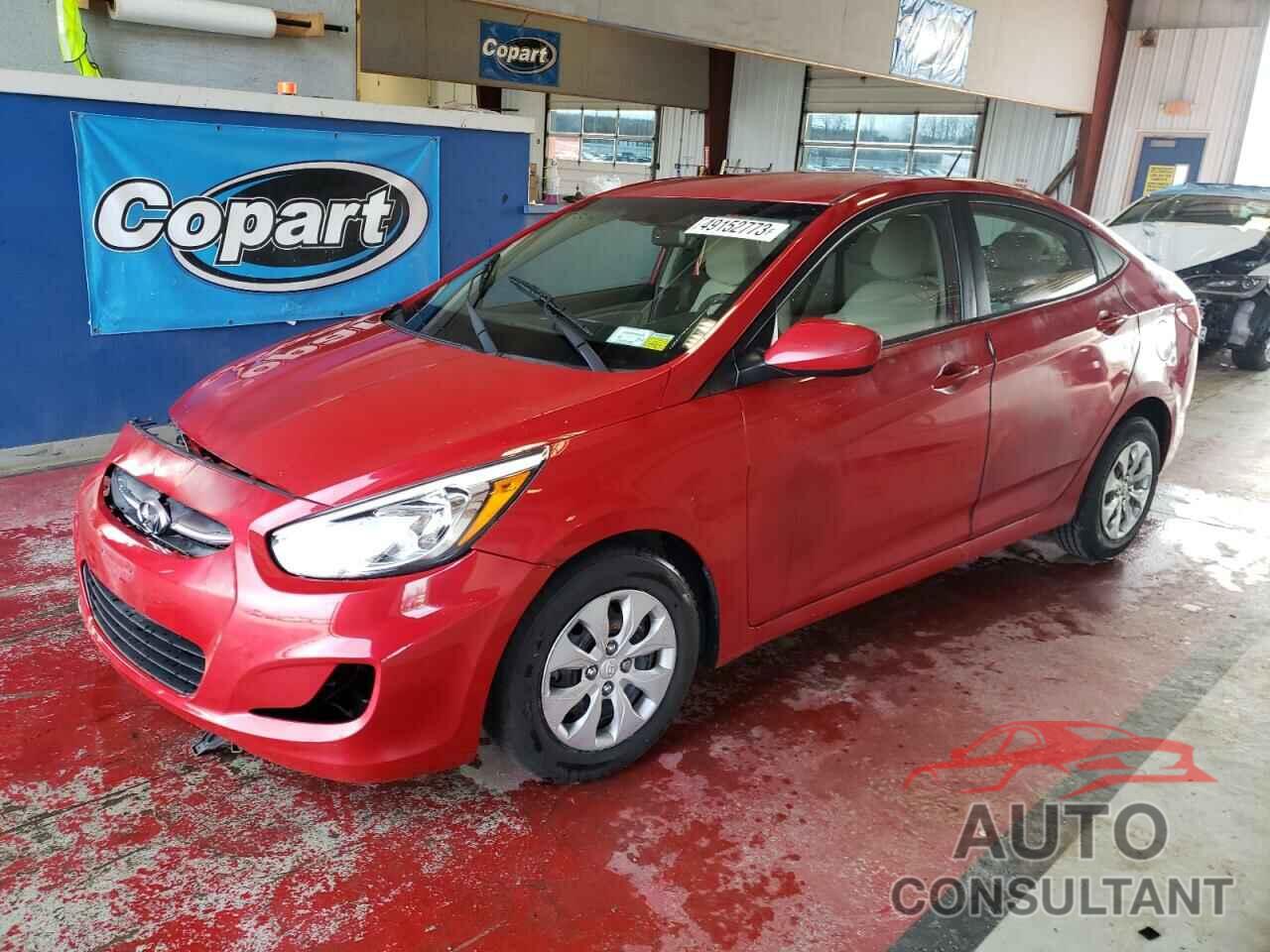 HYUNDAI ACCENT 2017 - KMHCT4AE9HU281401