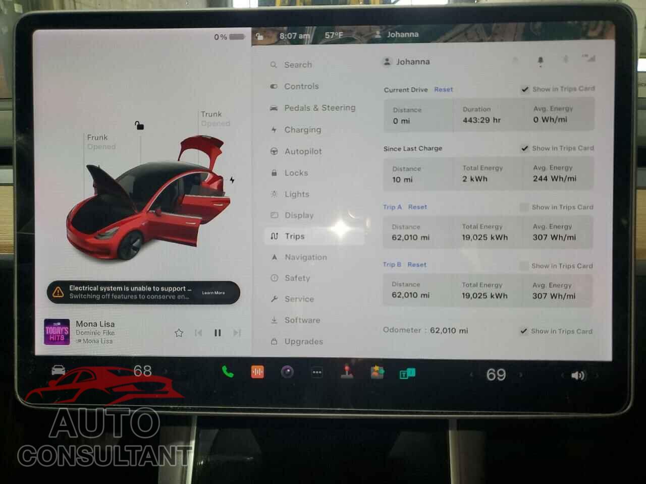 TESLA MODEL 3 2018 - 5YJ3E1EB3JF069542