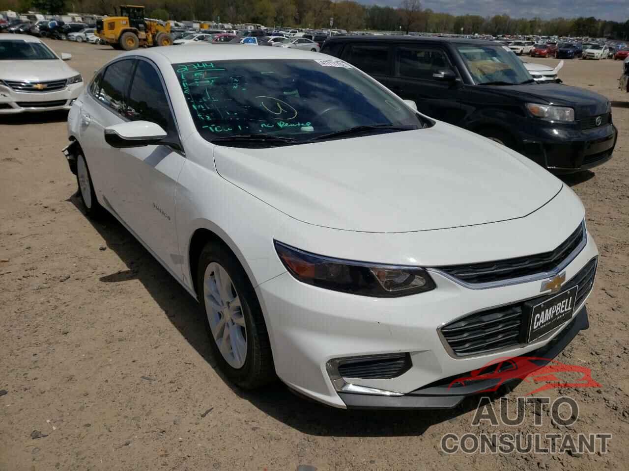 CHEVROLET MALIBU 2017 - 1G1ZE5ST9HF106395