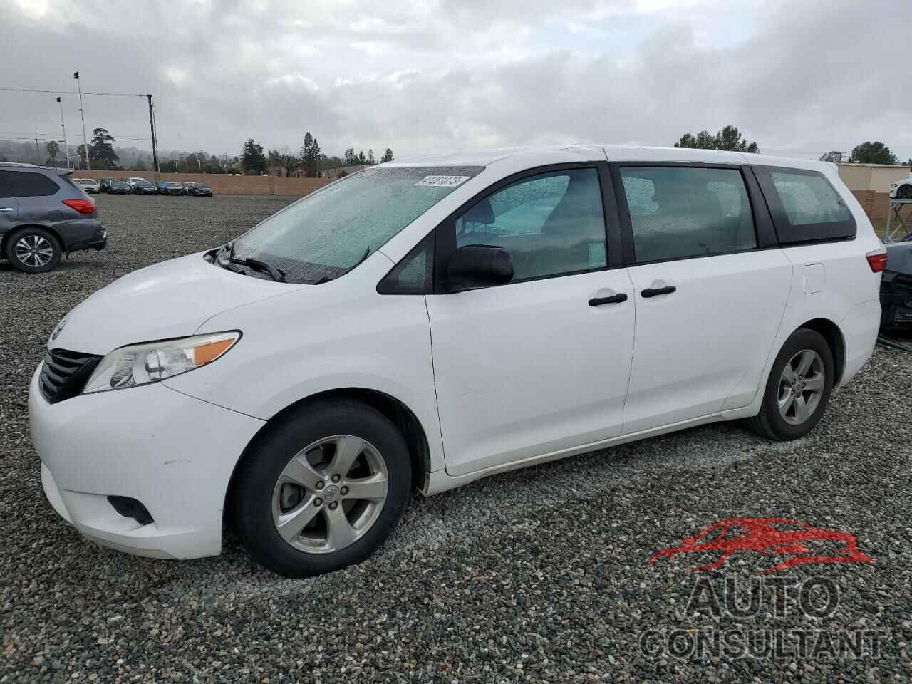 TOYOTA SIENNA 2016 - 5TDZK3DC6GS728744