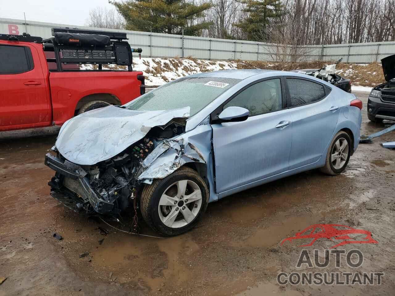 HYUNDAI ELANTRA 2013 - KMHDH4AE8DU733385