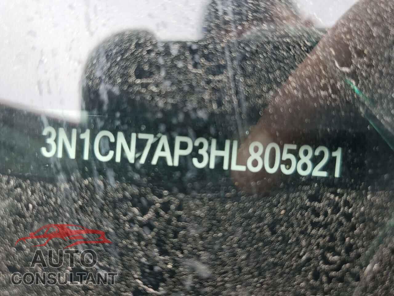 NISSAN VERSA 2017 - 3N1CN7AP3HL805821