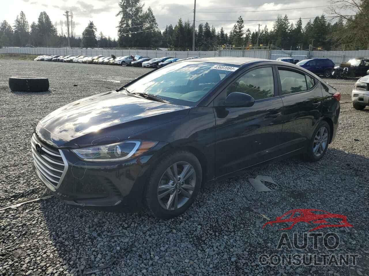 HYUNDAI ELANTRA 2017 - KMHD84LF8HU243363