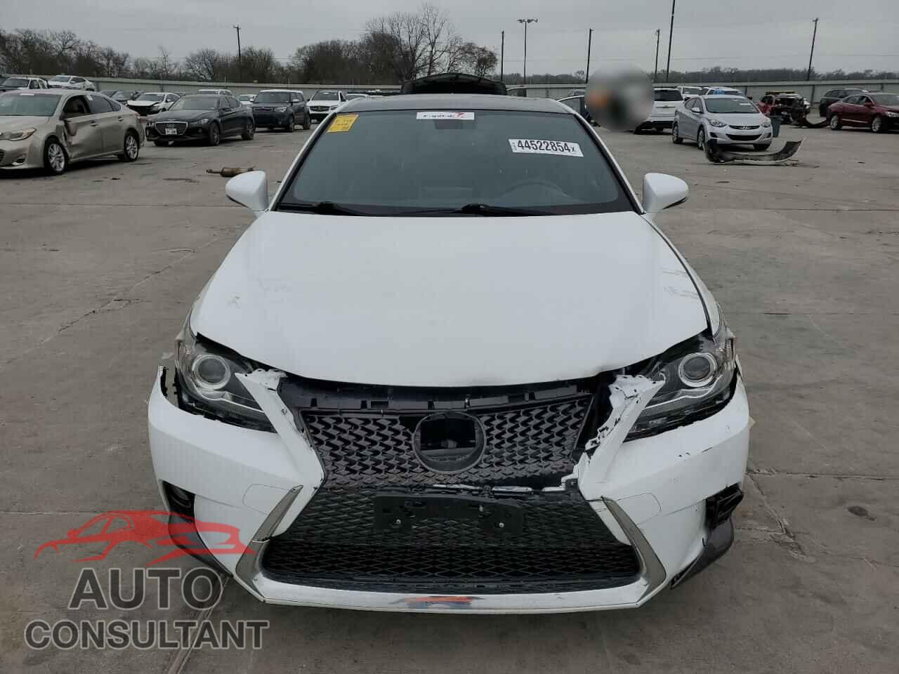 LEXUS CT 200 2017 - JTHKD5BH9H2292002