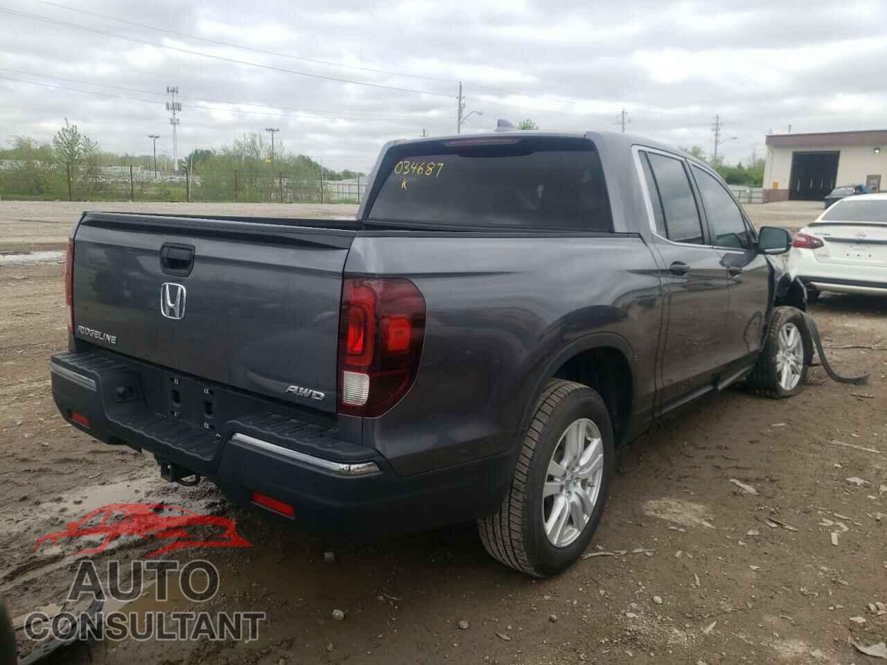 HONDA RIDGELINE 2017 - 5FPYK3F25HB034687