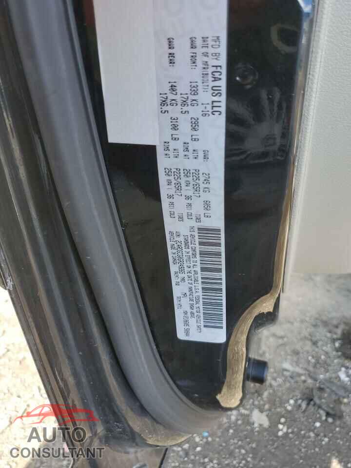 DODGE CARAVAN 2016 - 2C4RDGCG0GR249265