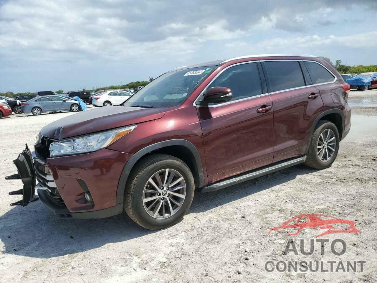 TOYOTA HIGHLANDER 2017 - 5TDKZRFH4HS198588