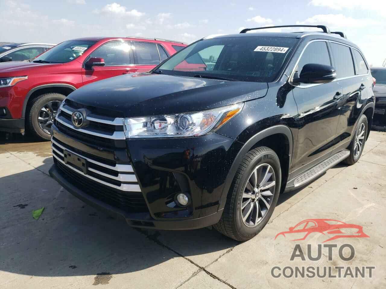 TOYOTA HIGHLANDER 2019 - 5TDKZRFH9KS300135