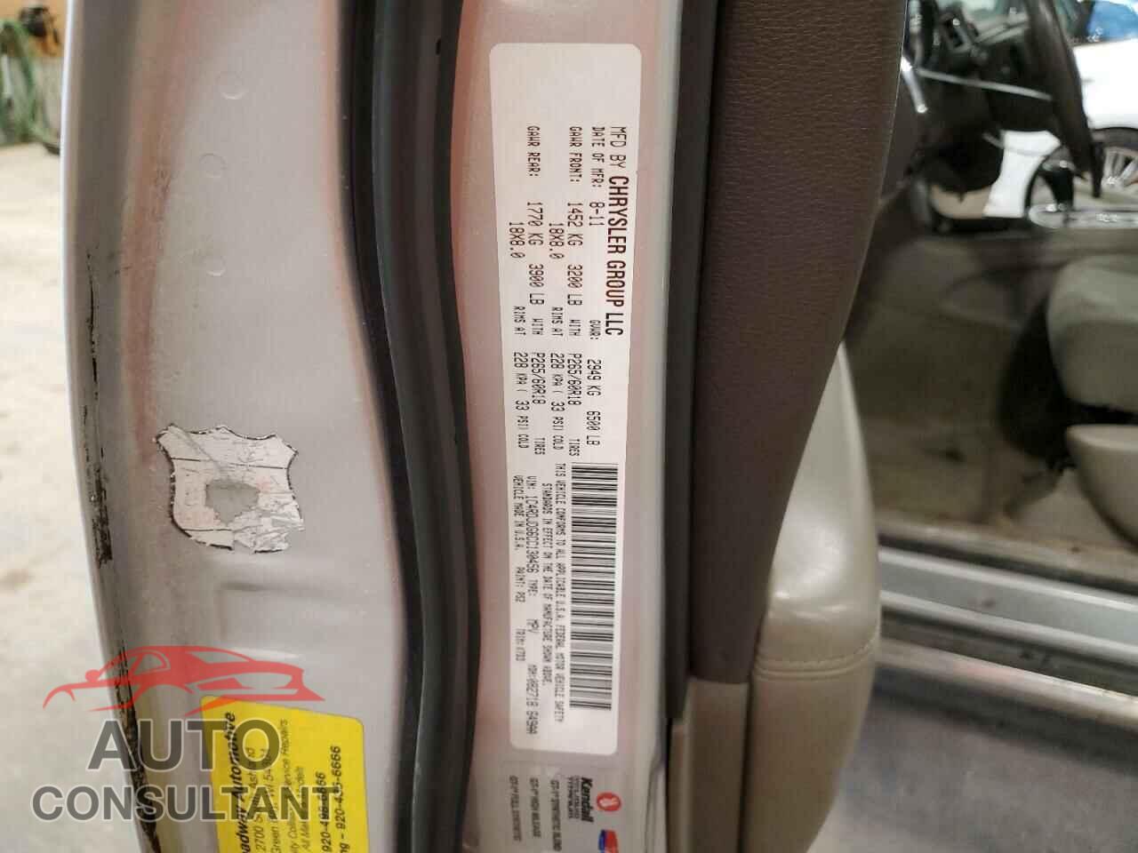 DODGE DURANGO 2012 - 1C4RDJDG6CC130456