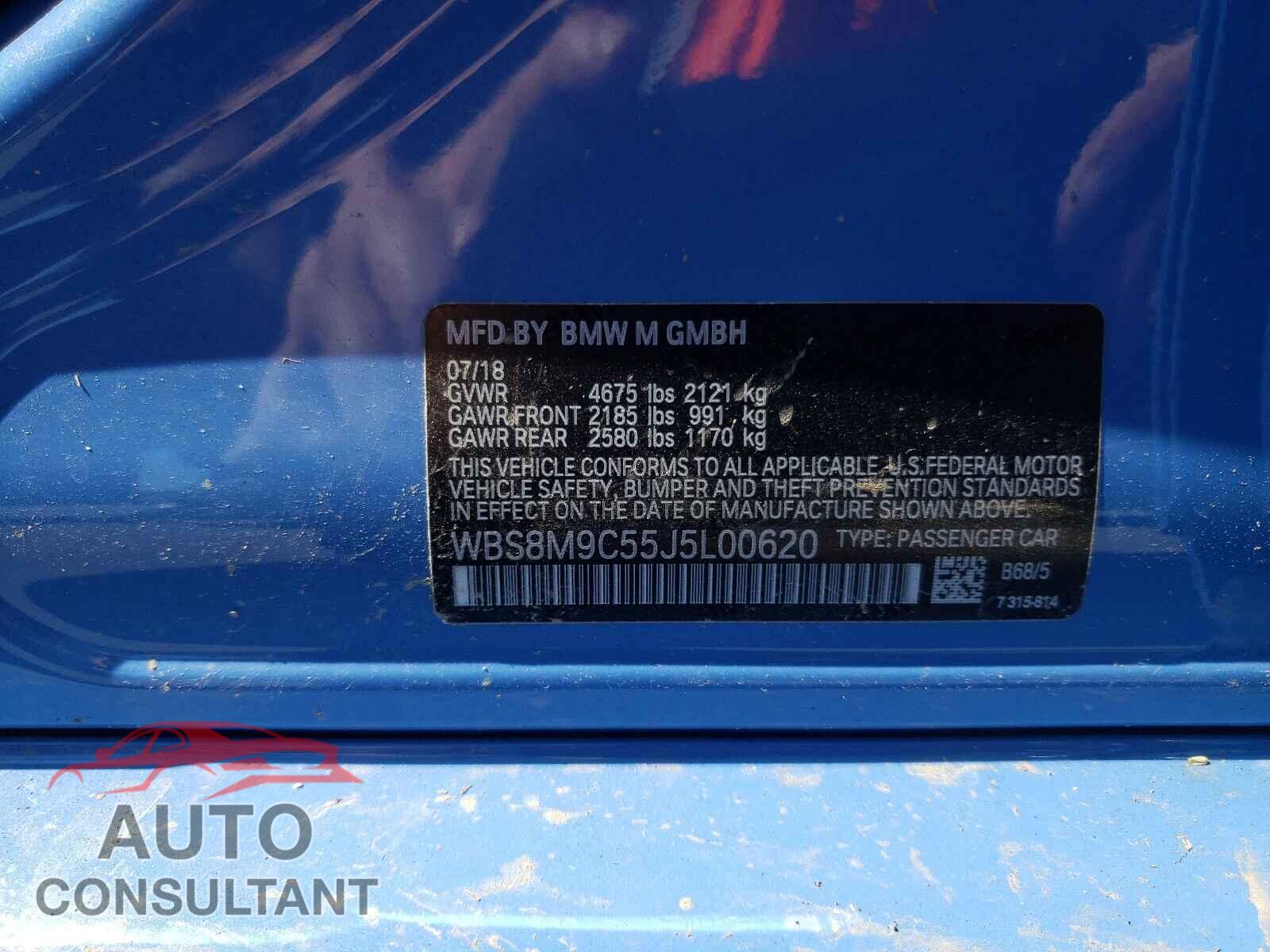 BMW M3 2018 - WBS8M9C55J5L00620