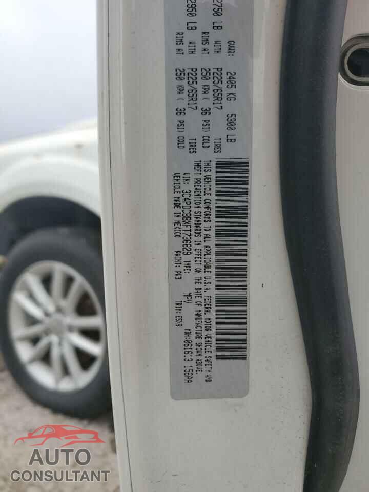 DODGE JOURNEY 2015 - 3C4PDCBBXFT736829
