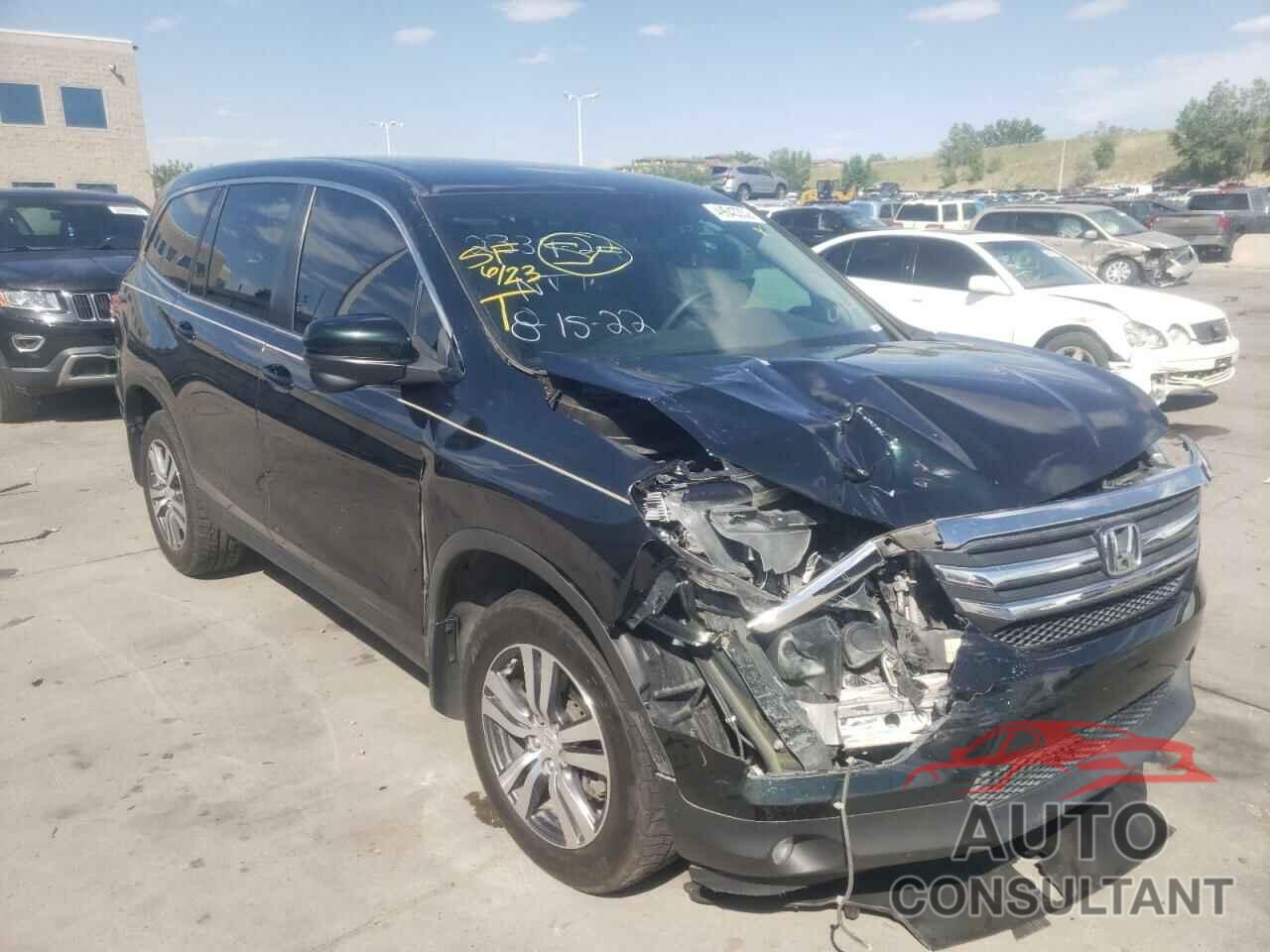 HONDA PILOT 2017 - 5FNYF6H34HB079639
