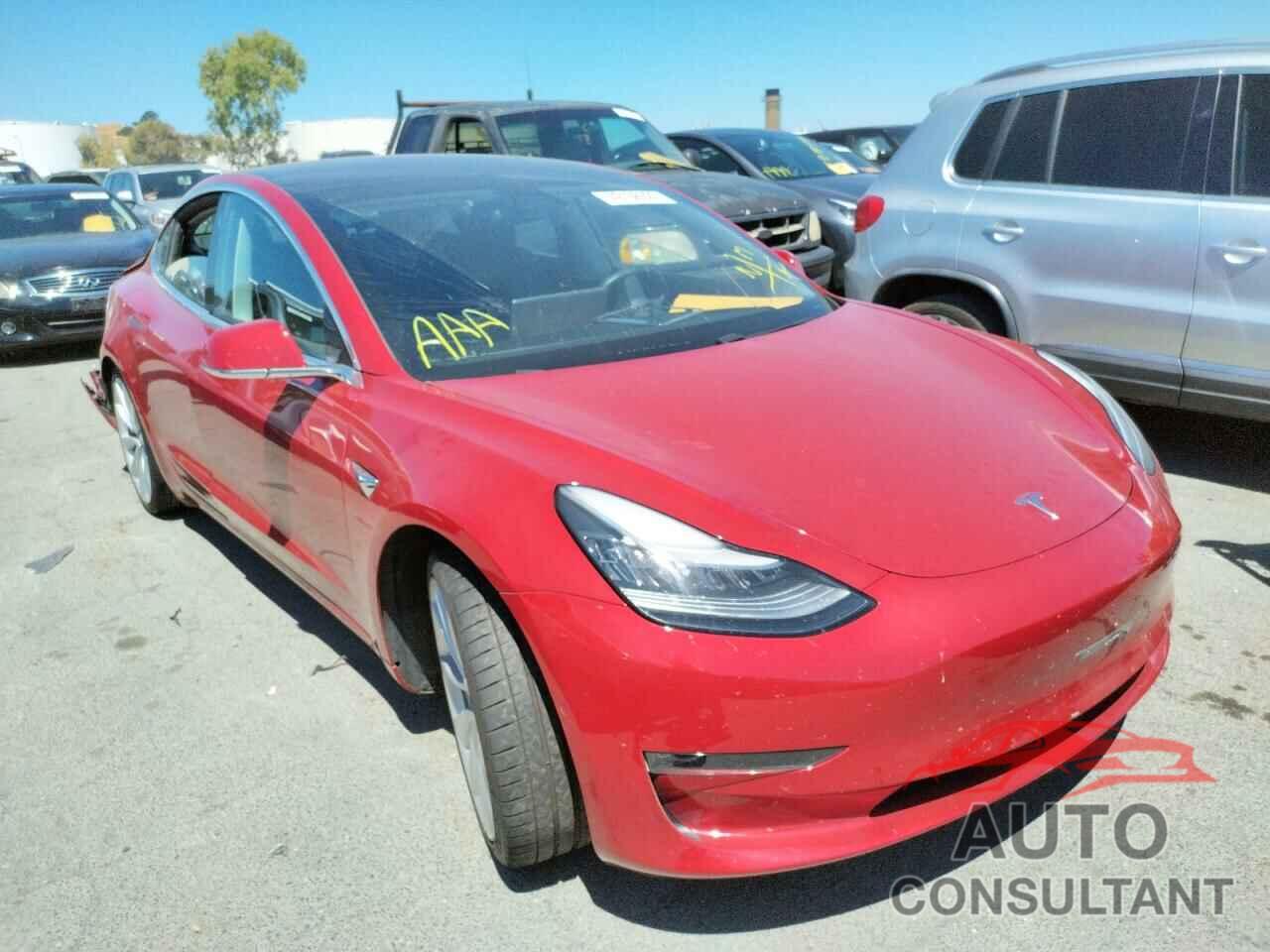 TESLA MODEL 3 2018 - 5YJ3E1EBXJF075404