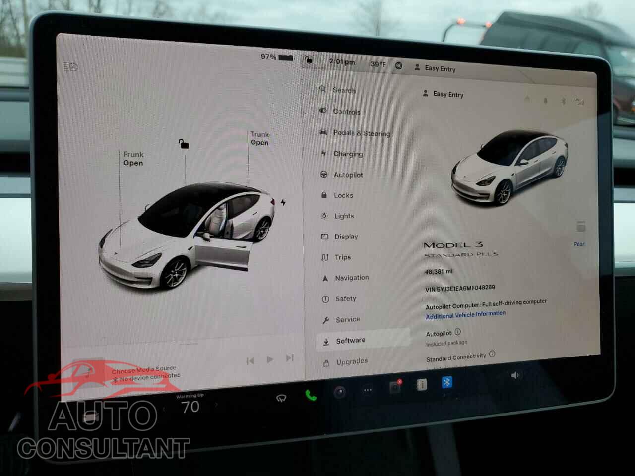 TESLA MODEL 3 2021 - 5YJ3E1EA6MF048289
