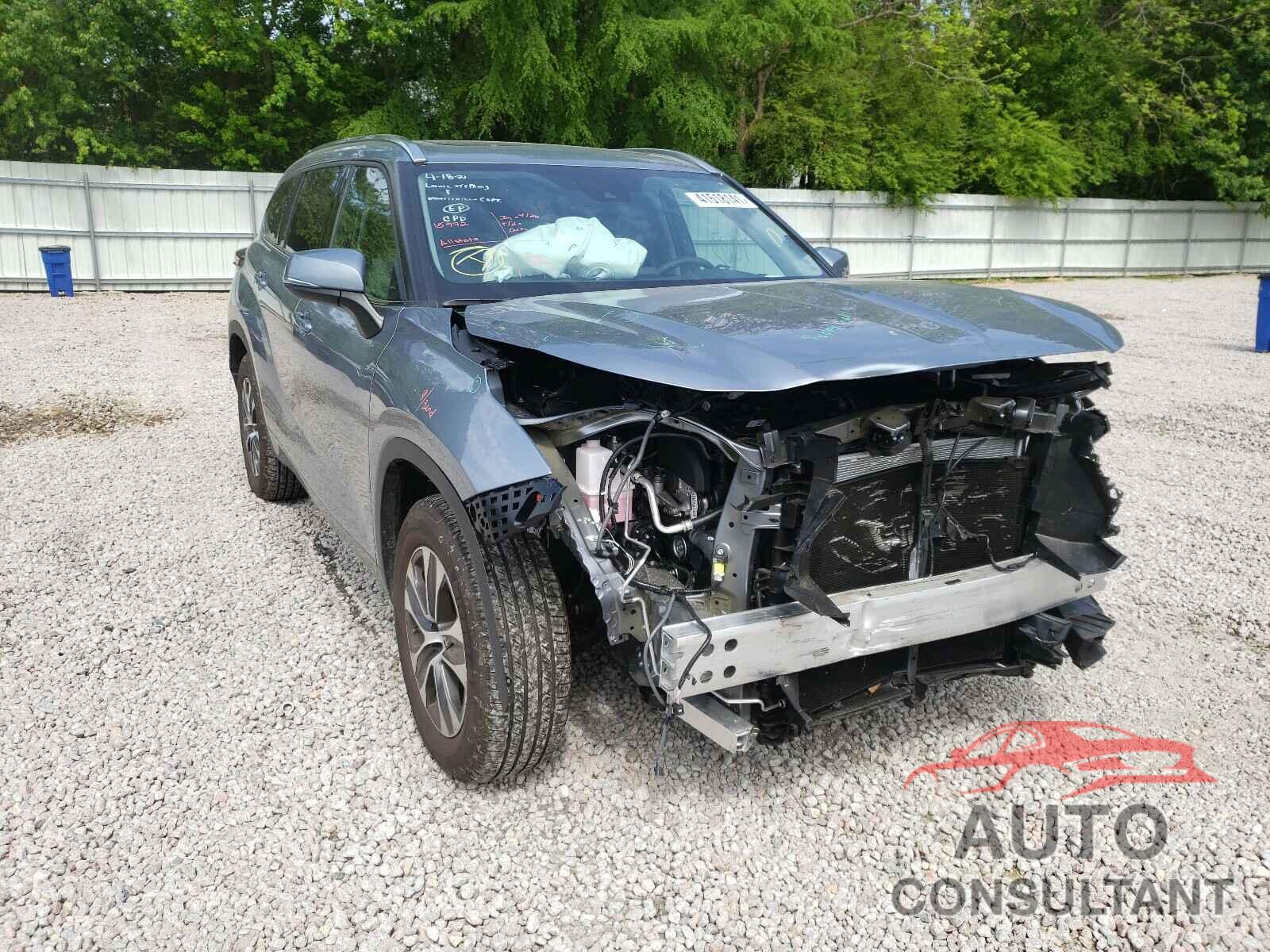 TOYOTA HIGHLANDER 2020 - 5TDGZRAH8LS028563