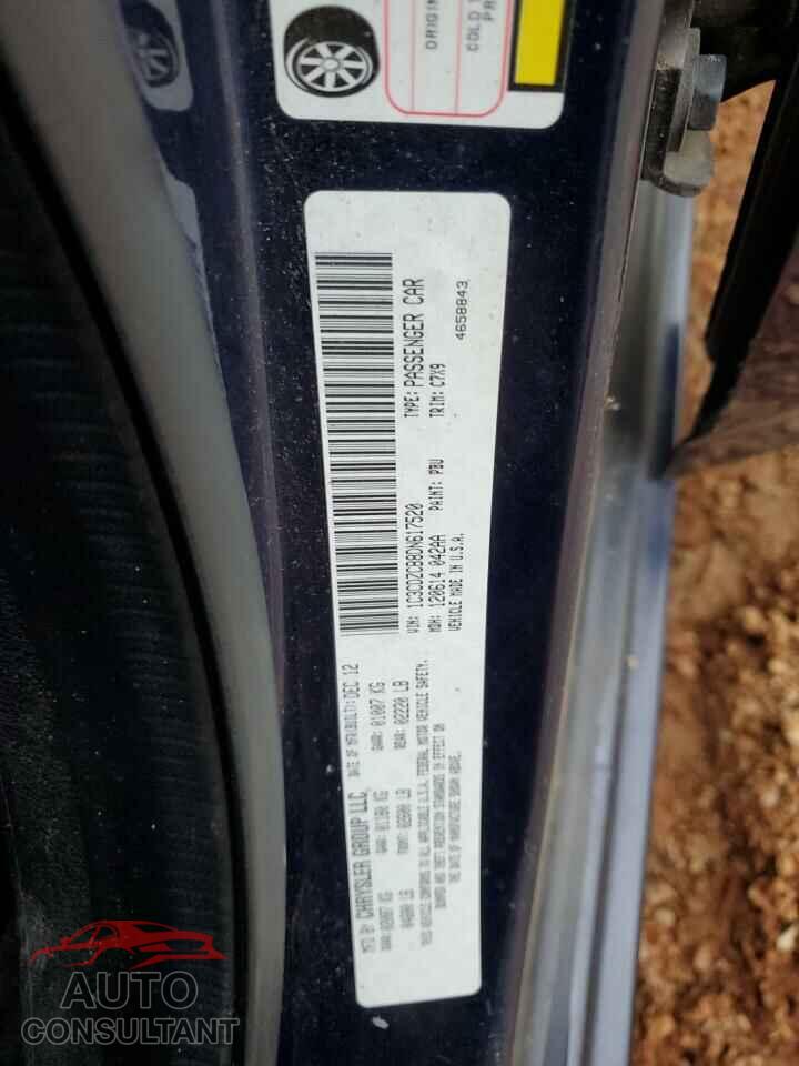 DODGE AVENGER 2013 - 1C3CDZCB8DN617520