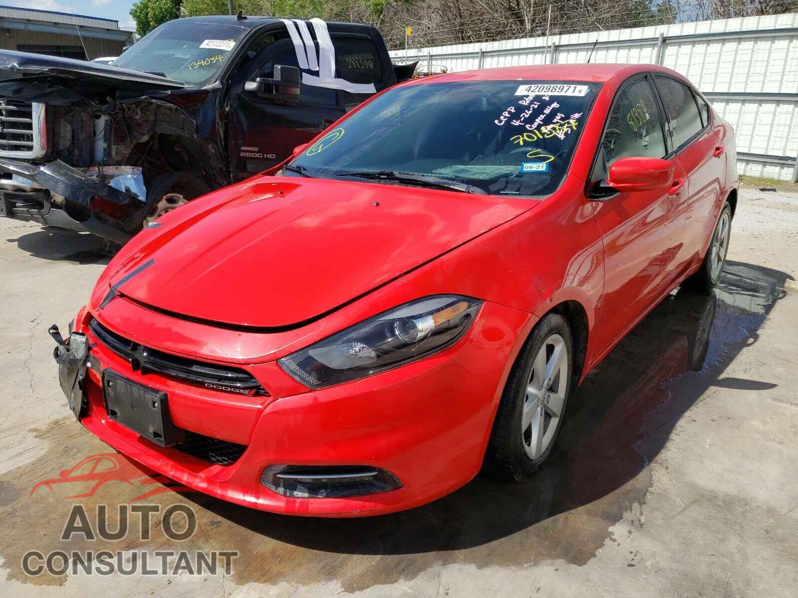 DODGE DART 2016 - 1C3CDFBB8GD701587