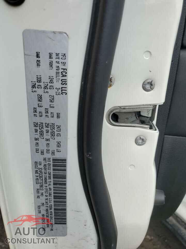 DODGE JOURNEY 2015 - 3C4PDCBG7FT678612