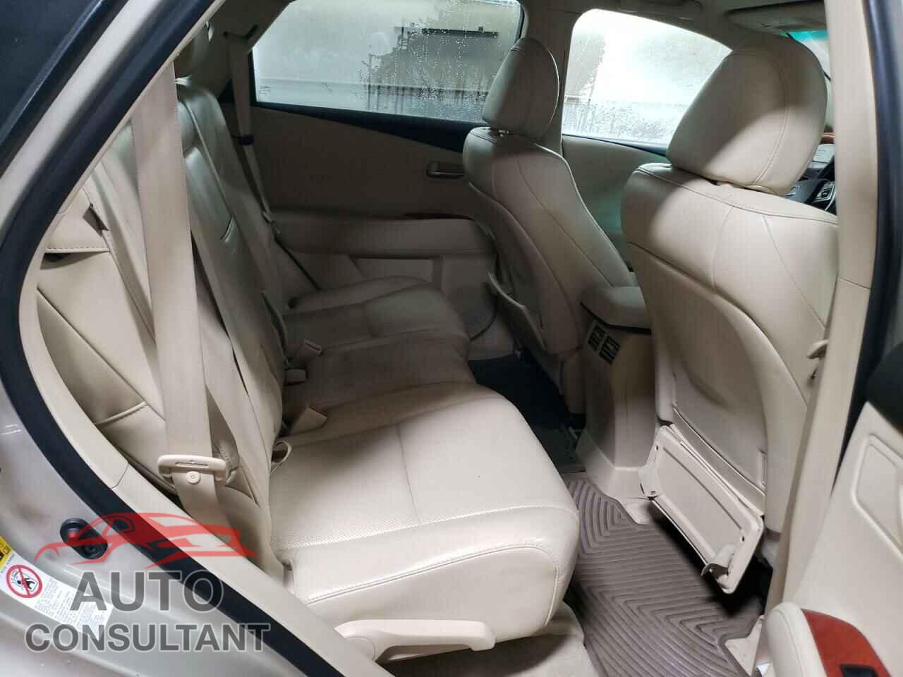 LEXUS RX350 2011 - 2T2BK1BA7BC087530