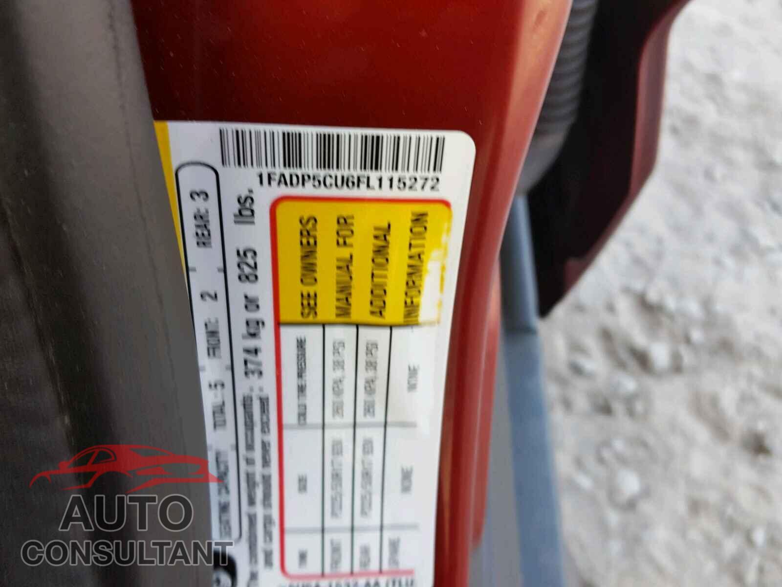 FORD CMAX 2015 - 1FADP5CU6FL115272