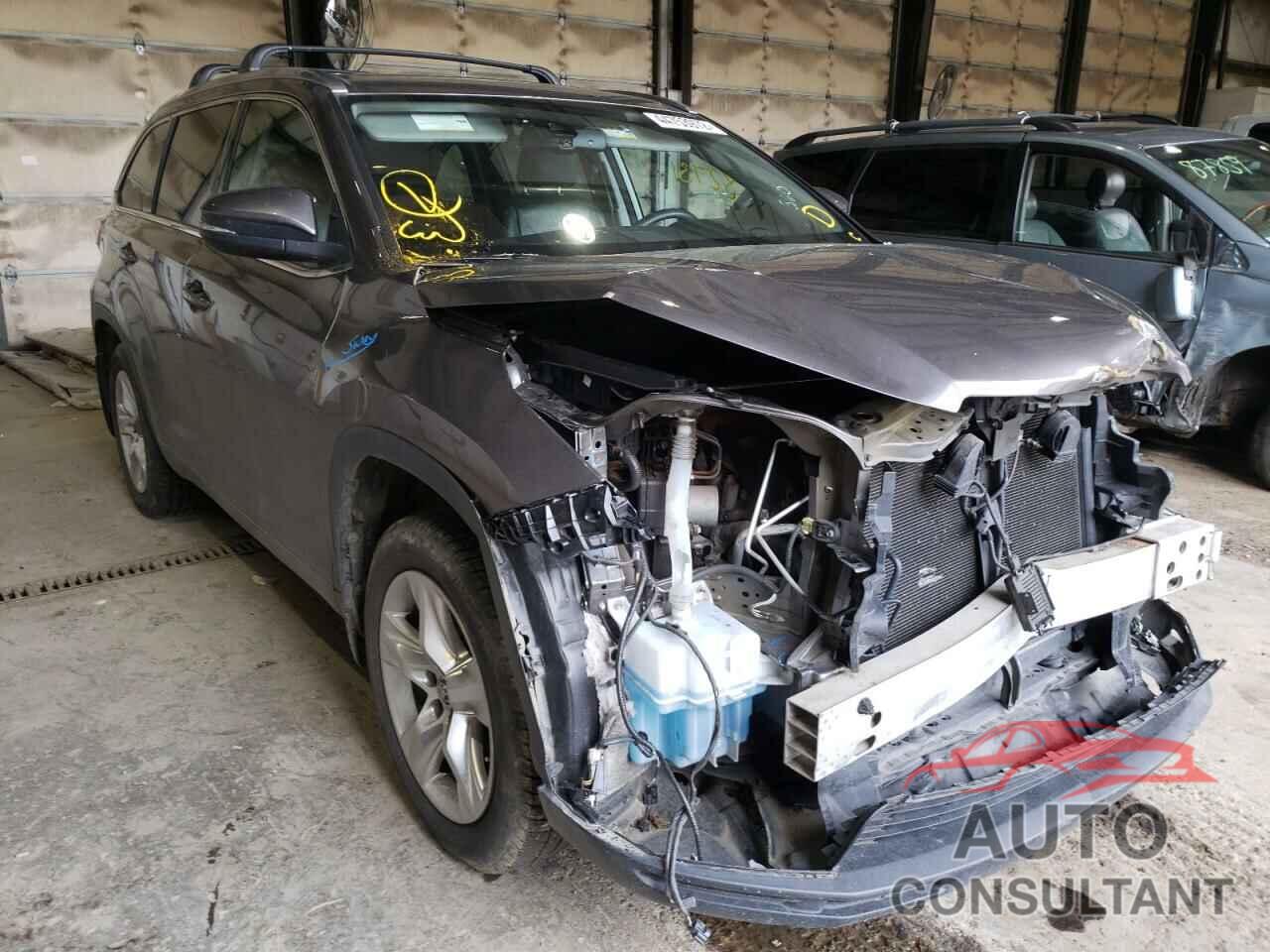 TOYOTA HIGHLANDER 2016 - 5TDDKRFHXGS234151
