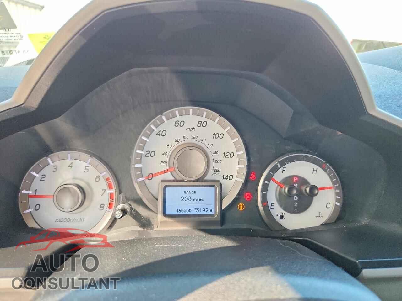 HONDA PILOT 2012 - 5FNYF4H98CB033572